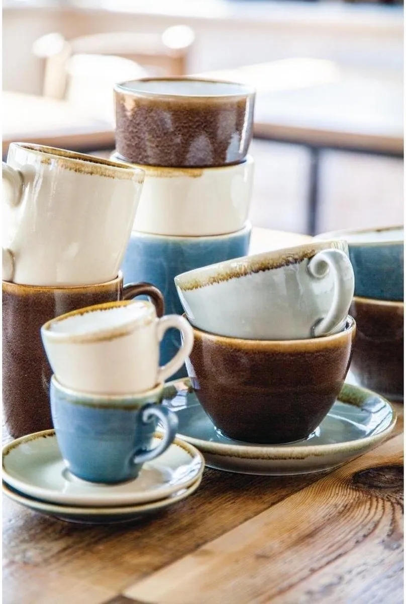 Olympia Kiln Koffiekop Mosgroen 23cl - Set van 6 - afbeelding 6 van 6