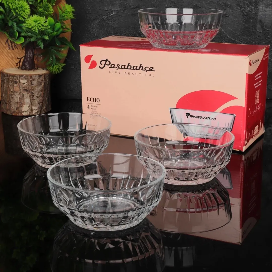 Pasabahce Echo 530144 Glazen Kommen