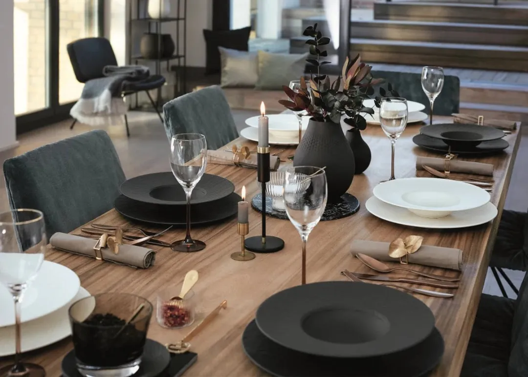 Villeroy & Boch Manufacture Rock Tafelset - 12-delig - Wit