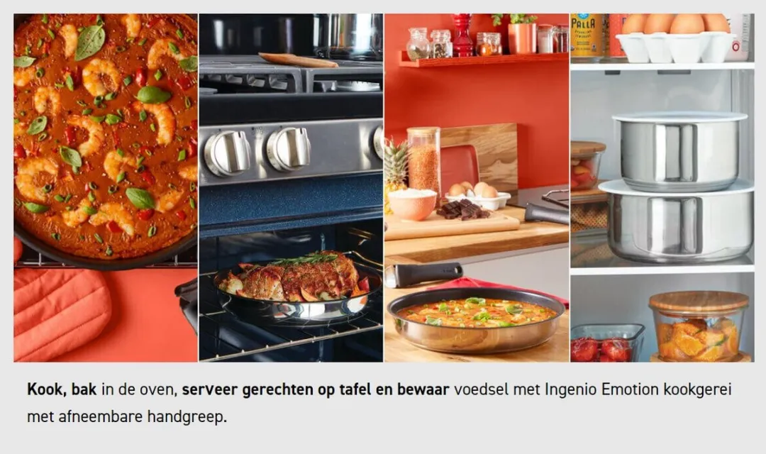 Tefal Ingenio L8964S44 Pannenset 4-delig - 3 Pannen - Zilver