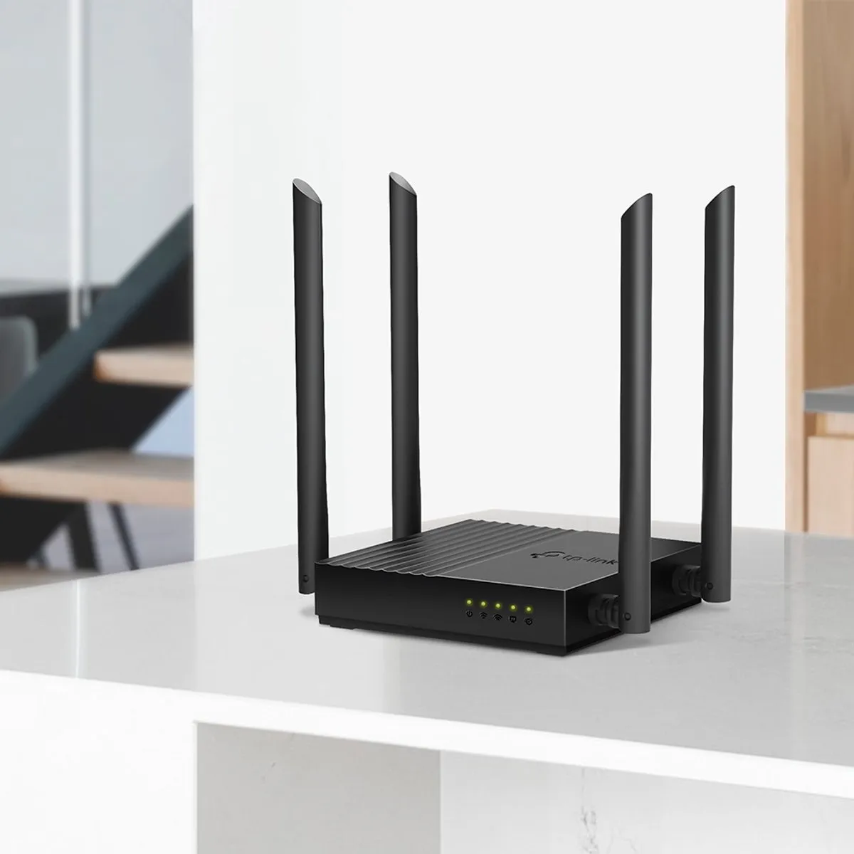 TP-Link Archer C64 Dual-Band WiFi Router - 4x LAN - Zwart - afbeelding 6 van 6