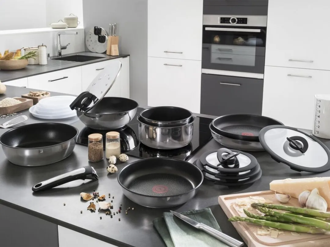 Tefal Ingenio Preference L898S444 Pannenset 3-delig - Roestvrijstaal/Zwart