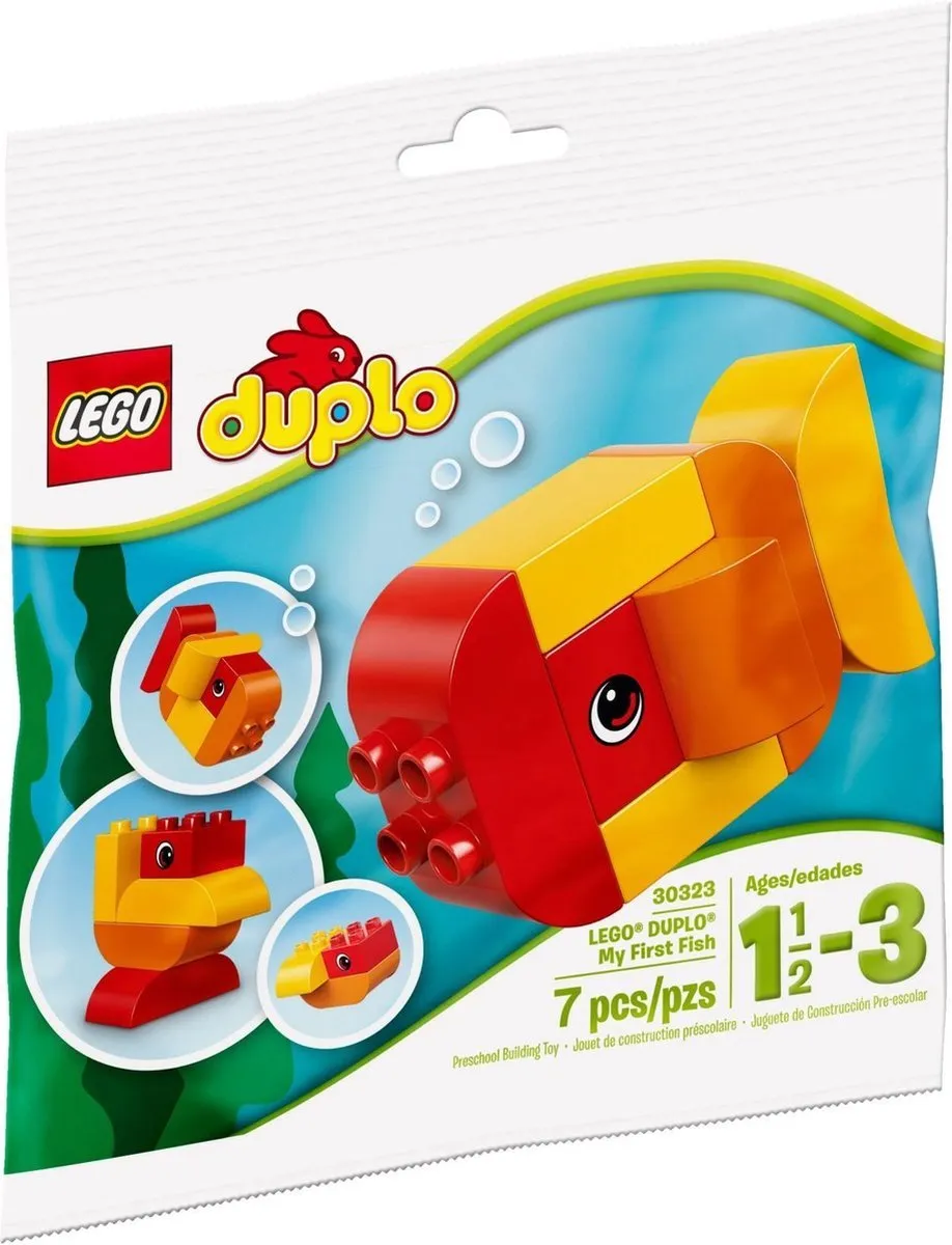 LEGO Duplo Mijn Eerste Vis 30323 - 7 Stuks - Geel/Rood