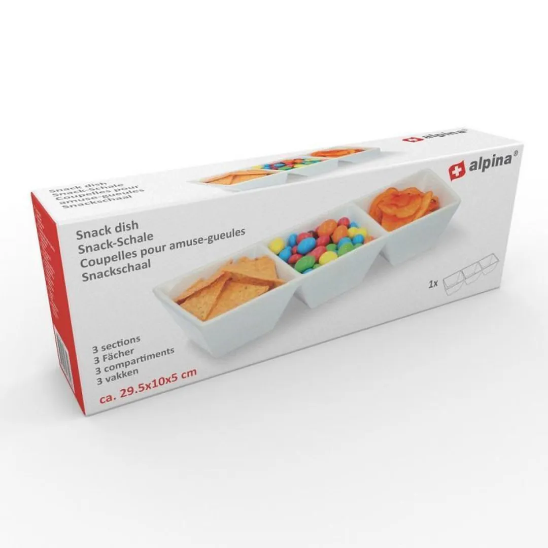 Alpina Snackschaal Wit 29,5x10x5cm