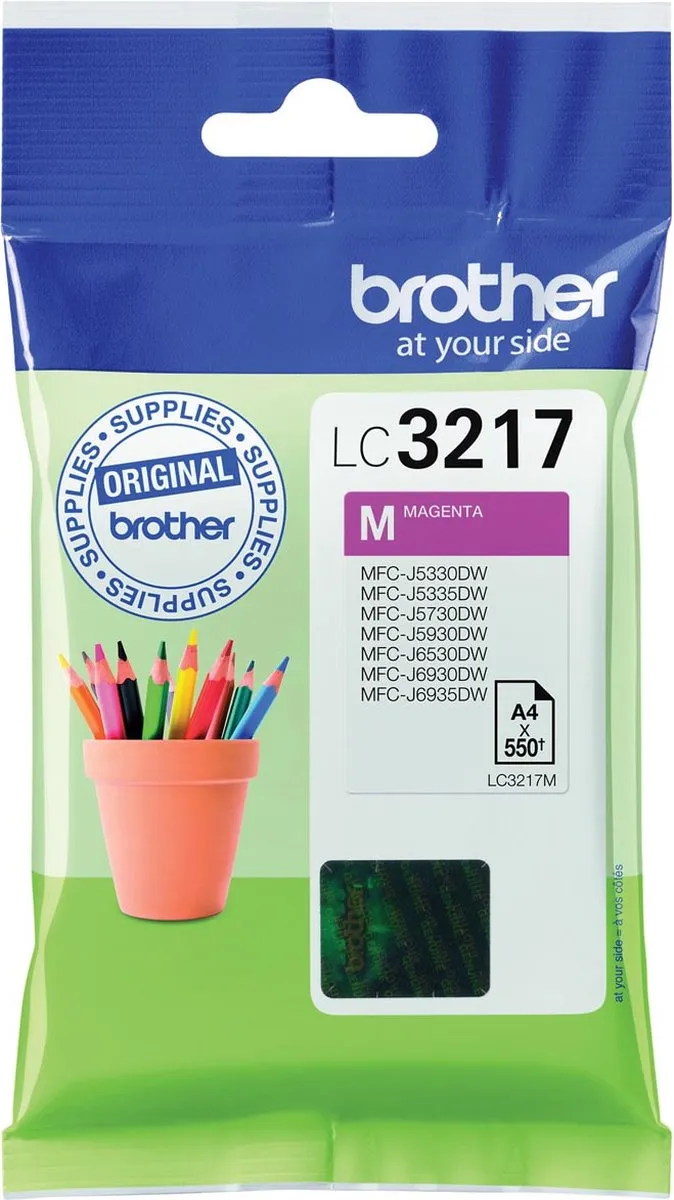 Brother LC-3217M Inktcartridge Magenta