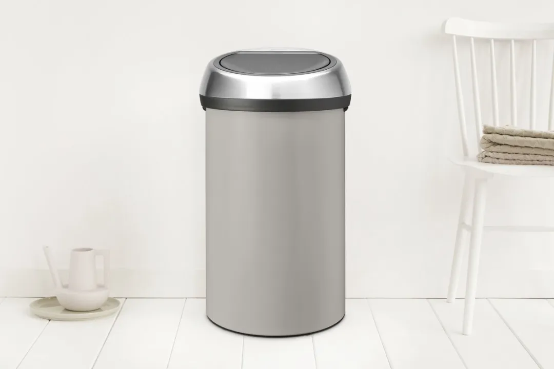 Brabantia Touch Bin Prullenbak 60L - Soft Grey/Matt Steel