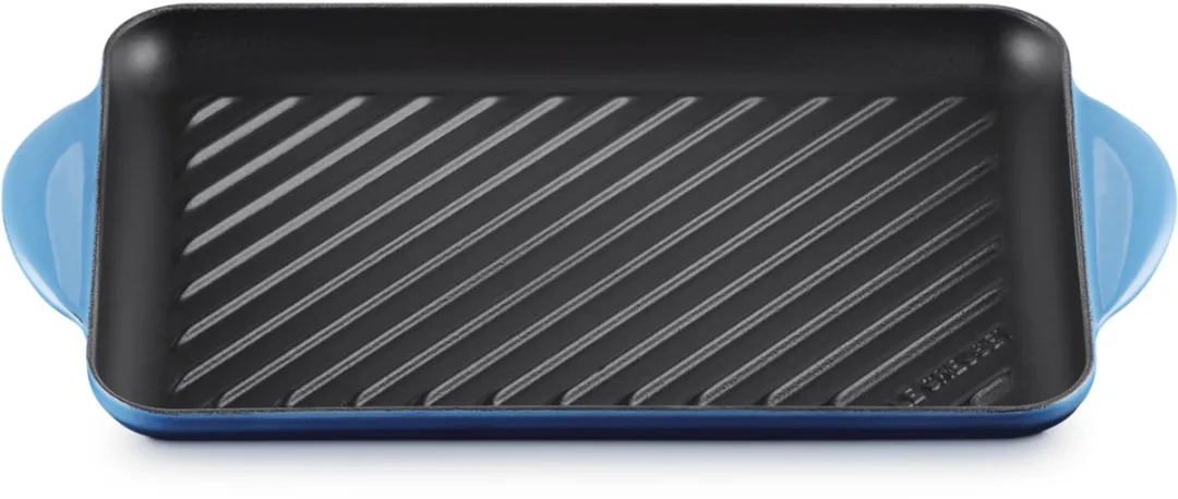 Le Creuset Grillplaat Tradition Azure 32x22cm