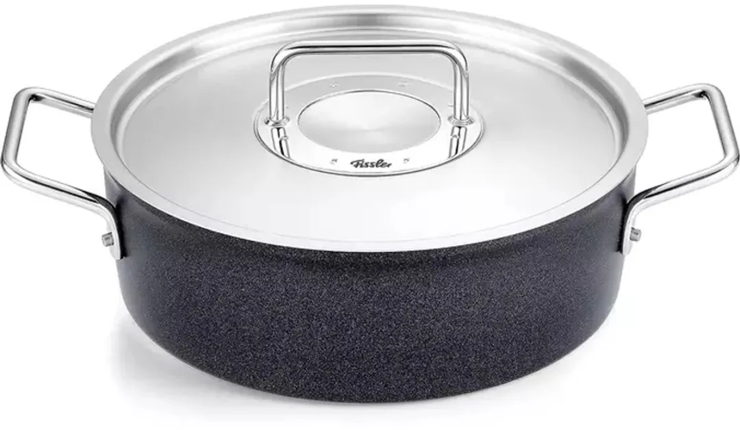 Fissler Adamant Pannenset 2-delig - Aluminium Ø24cm - 2 Stuks