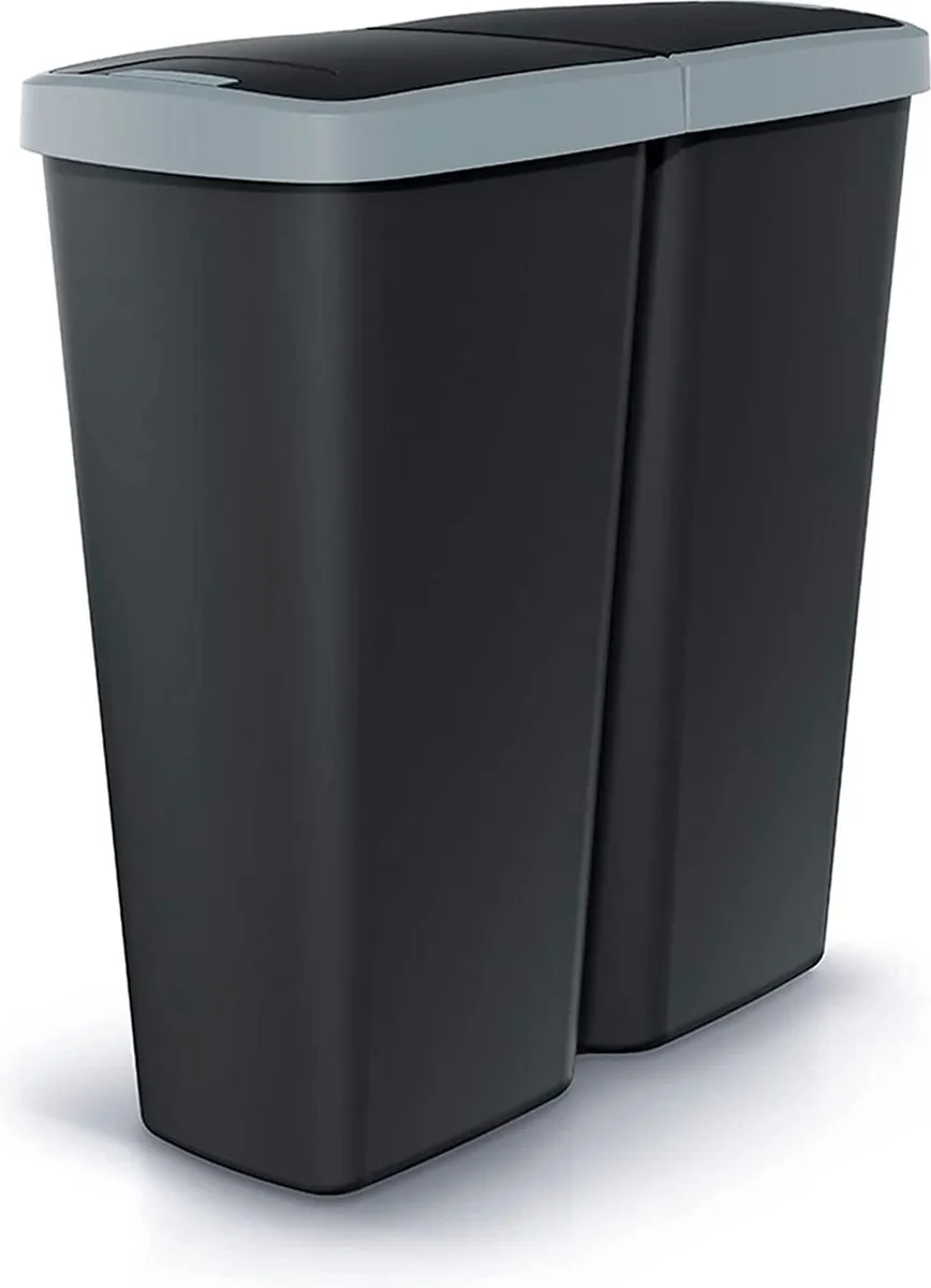 Prosperplast Keden Compacta Q DUO Prullenbak 50L