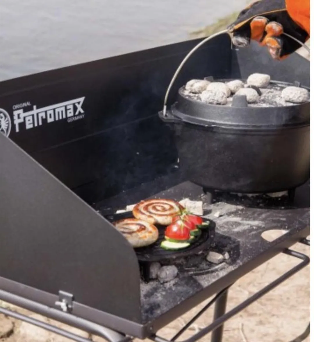 Petromax Dutch Oven Tafel 90cm - 116cm - Zwart