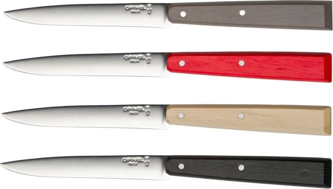 Opinel N°125 Bon Appétit Loft Tafelmessenset - 4-delig - Multicolor