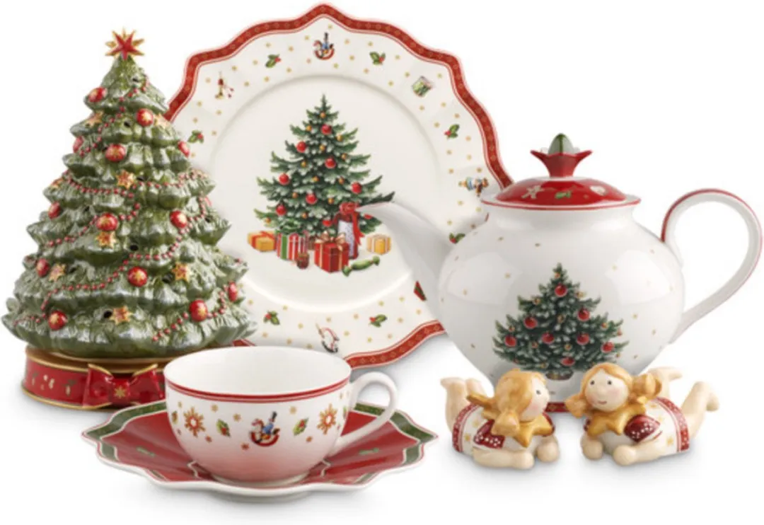 Villeroy & Boch Toy's Delight Theepot 1.5L - Rood/Wit - afbeelding 4 van 6