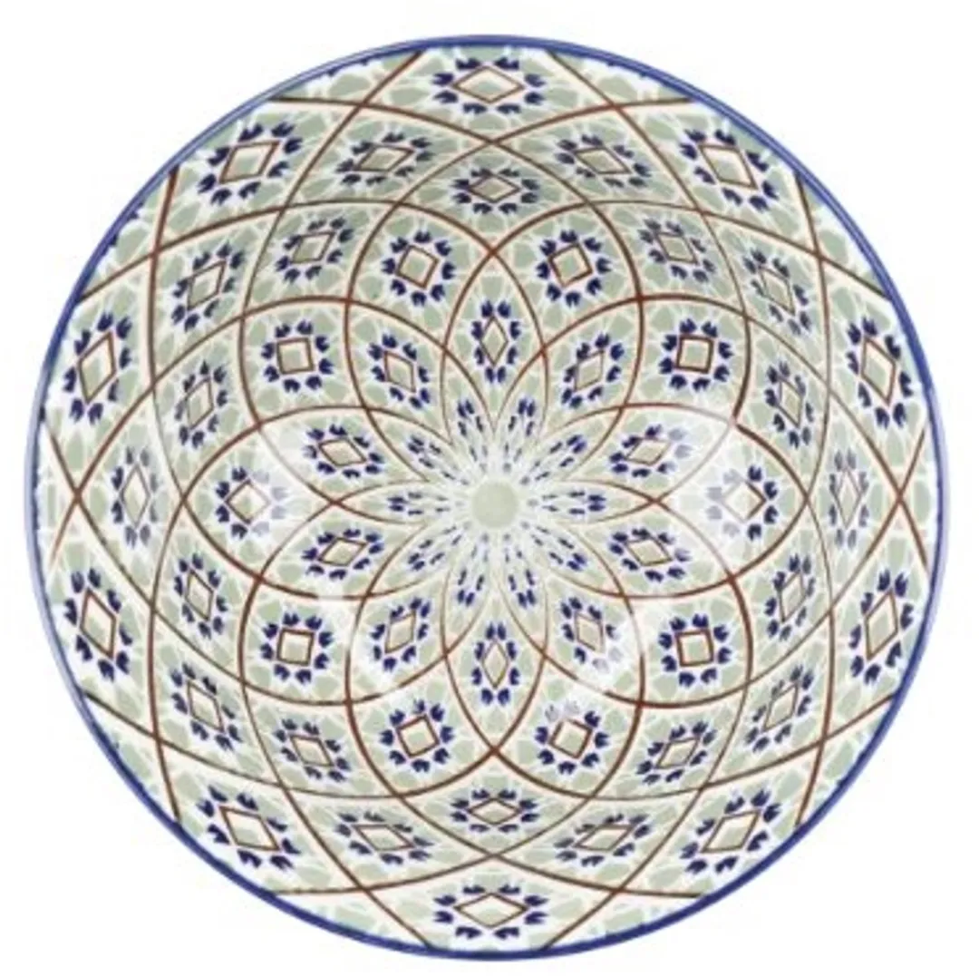 KitchenCraft Keramische Kommen 15cm - 4 Stuks - Gemengd Design - afbeelding 6 van 6