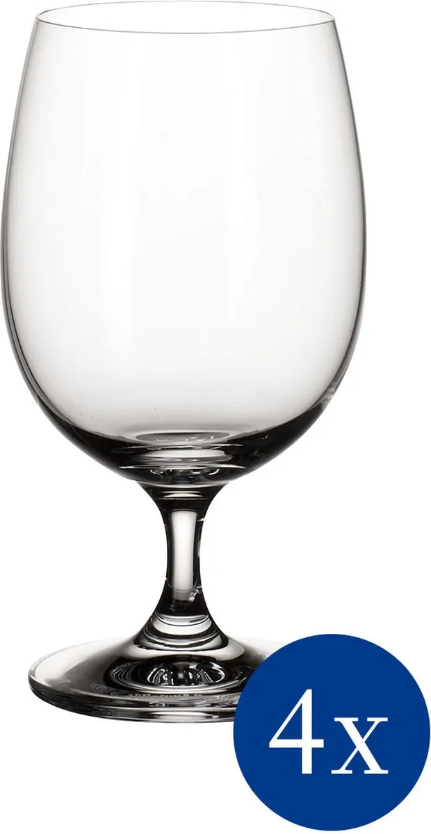 Villeroy & Boch La Divina Waterglas 33cl - Set 4 Stuks