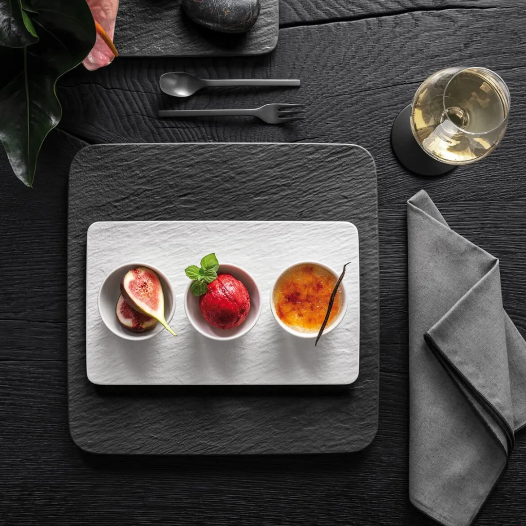 Villeroy & Boch Manufacture Rock Dipschaaltjes - Wit - 4-delig