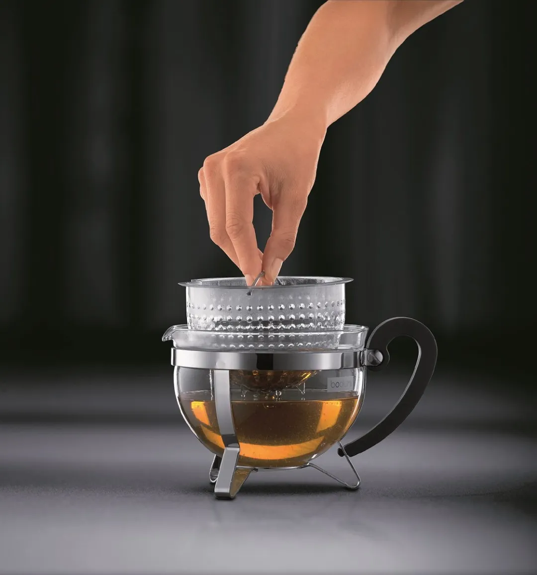 Bodum Chambord Theepot 1.5L - Zwart