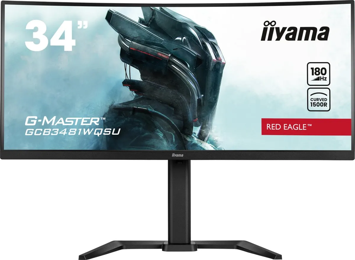 iiyama G-Master GCB3481WQSU-B1 Curved Monitor 34" WQHD 180Hz
