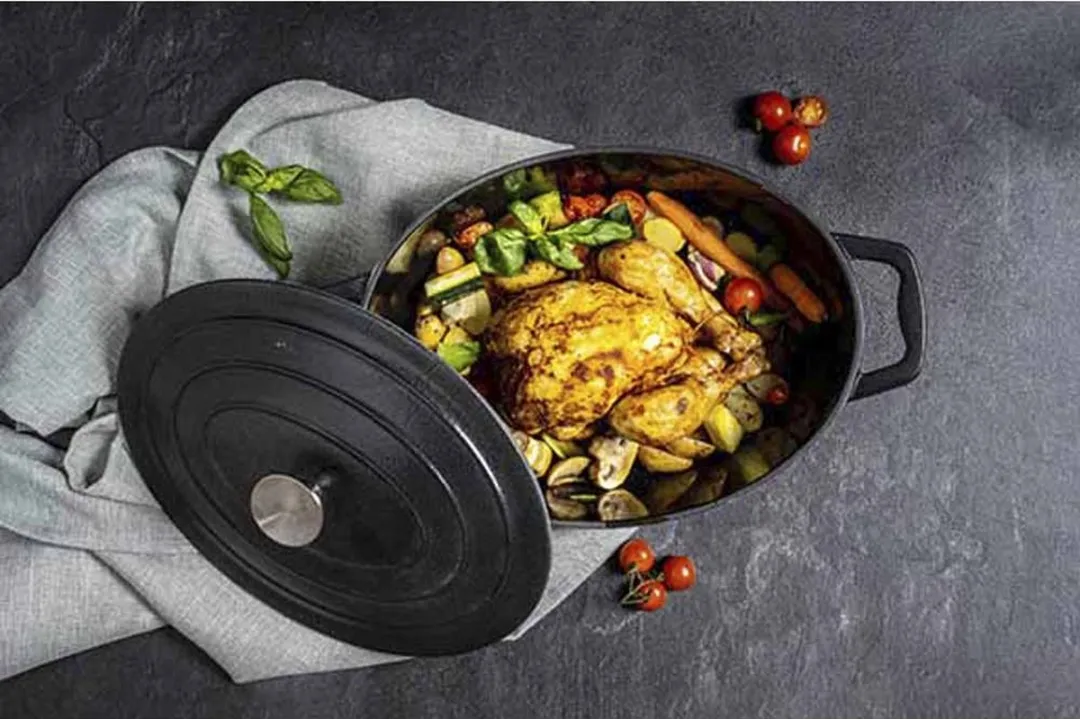 Cosy&Trendy Castard Kookpotmat Zwart - 5,1L - 33x25xH11cm