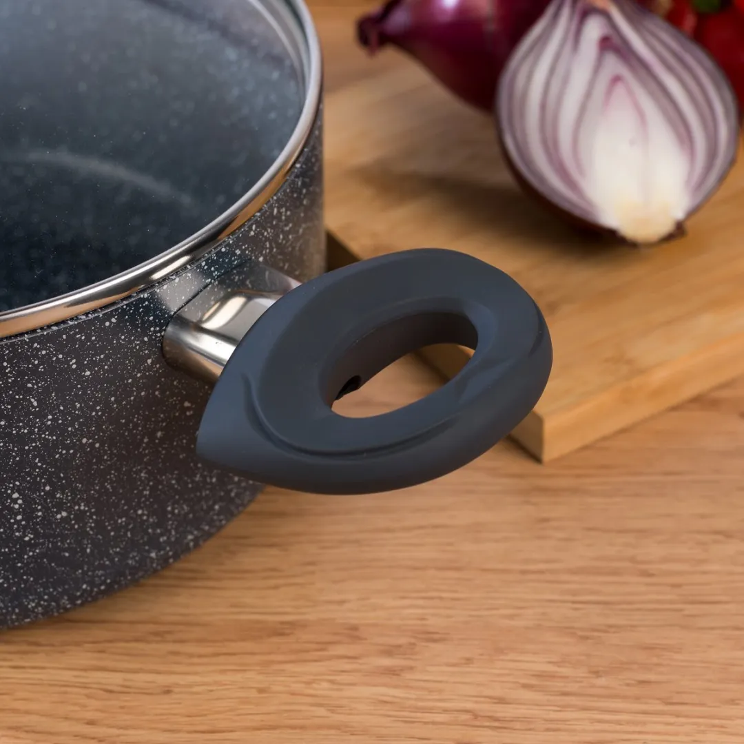 Russell Hobbs Nightfall Stone Antiaanbak Stoofpan 20cm - Blauw - afbeelding 3 van 6