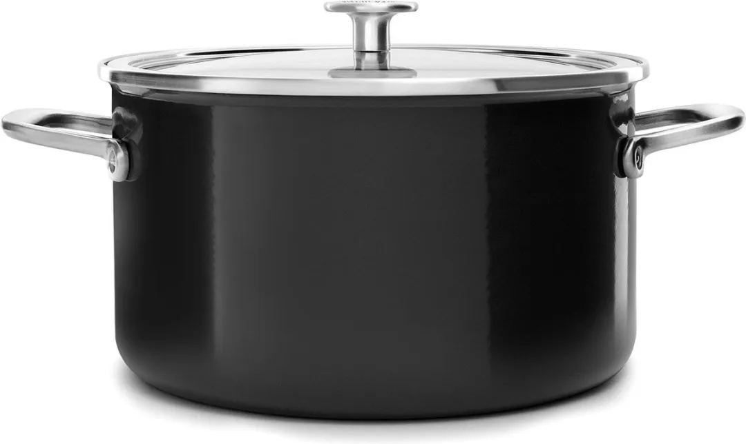 KitchenAid Steel Core Enamel Kookpan 24cm
