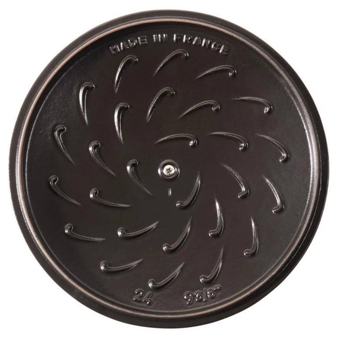 Staub Hapjespan Chistera 24cm - Zwart - afbeelding 6 van 6