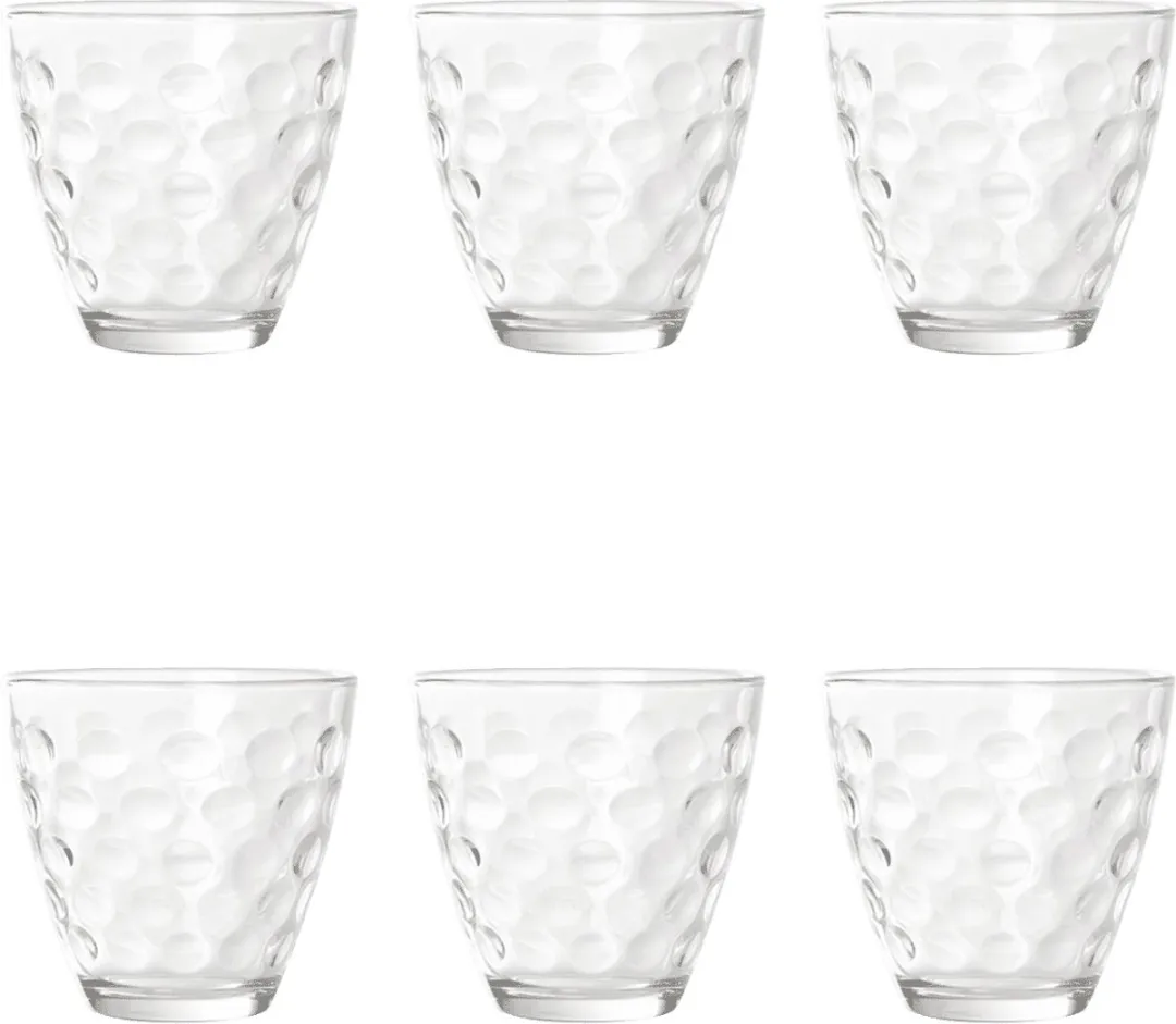 Bormioli Rocco Dots Waterglas 25cl - Set van 6