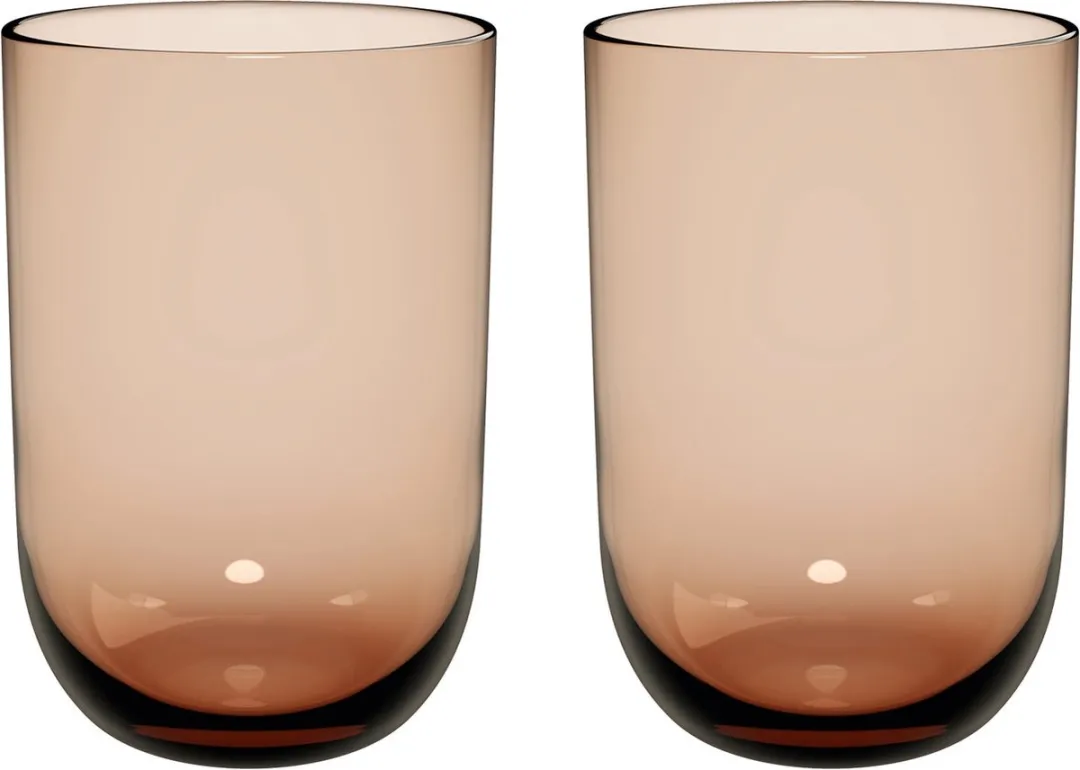 Villeroy & Boch Like Clay Longdrinkglazen 2 Stuks - Bruin