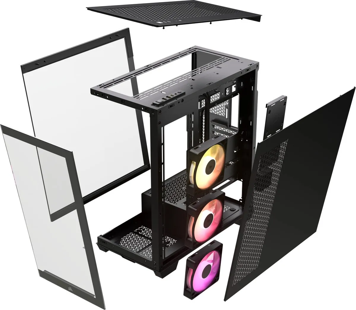 Corsair iCUE Link 3500X Midi-Tower - Zwart