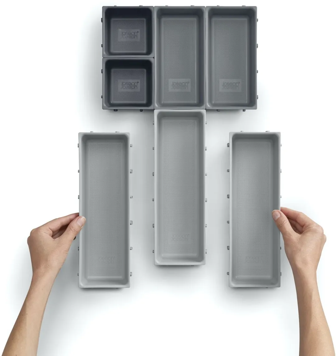 Joseph Joseph Blox Lade Organizer Set 7-delig - Grijs - afbeelding 6 van 6