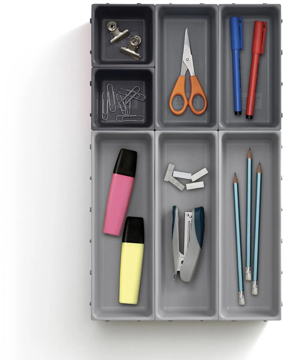 Joseph Joseph Blox Lade Organizer Set 7-delig - Grijs