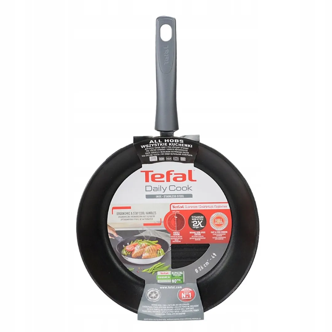 Tefal Daily Cook Grillpan 26cm - Zilver