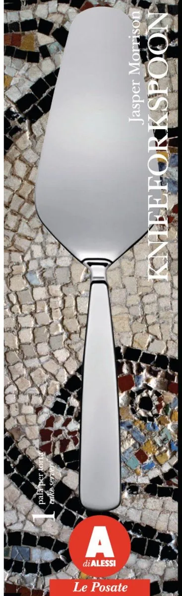 Alessi Taartschep AJM22/15 - Jasper Morrison - Zilver