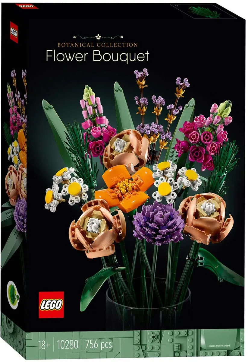 LEGO Icons Bloemen Boeket 10280 - 756 Stukken - Meerkleurig