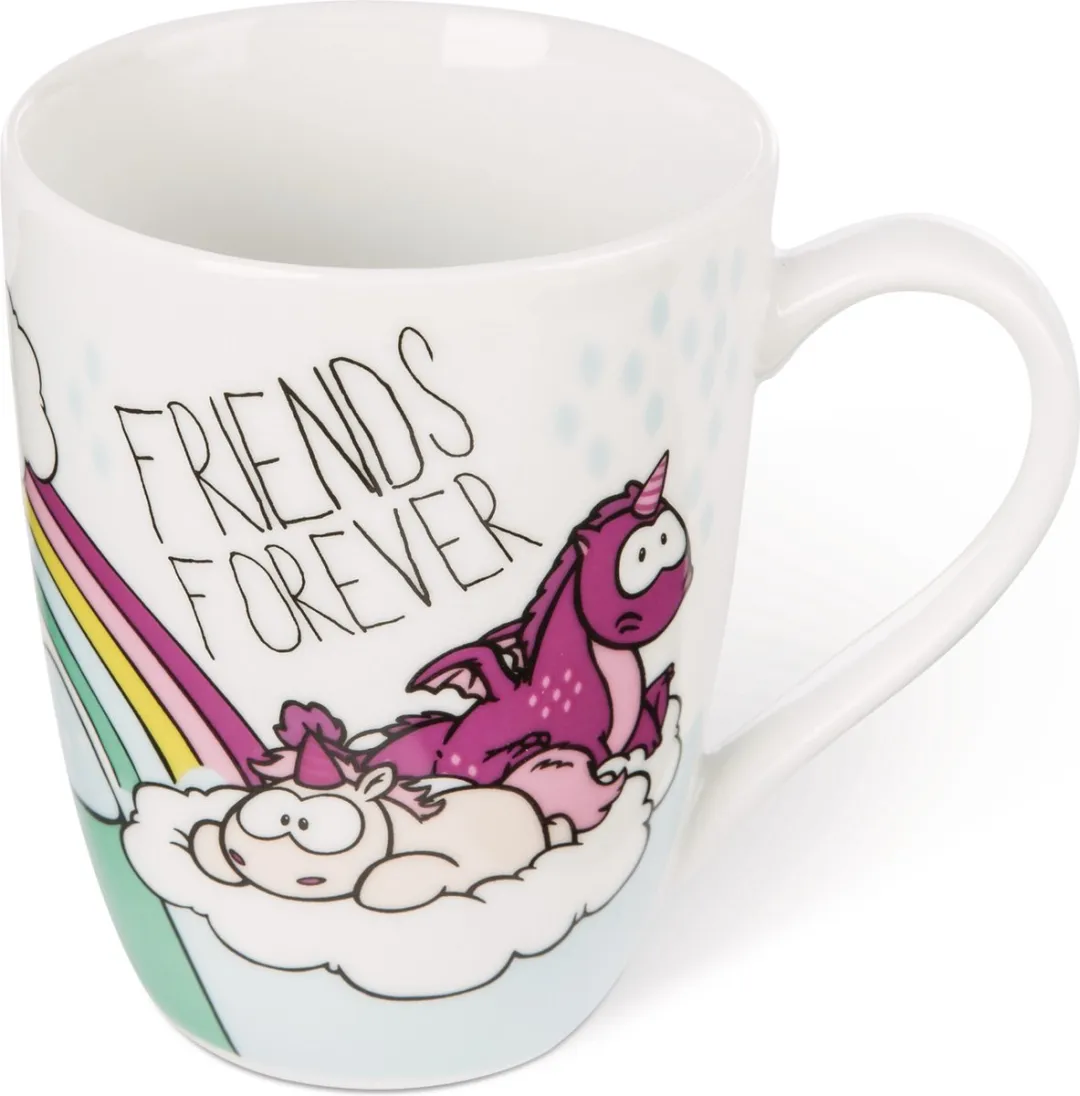 Nici Mok Friends Forever 350ml Porselein Roze