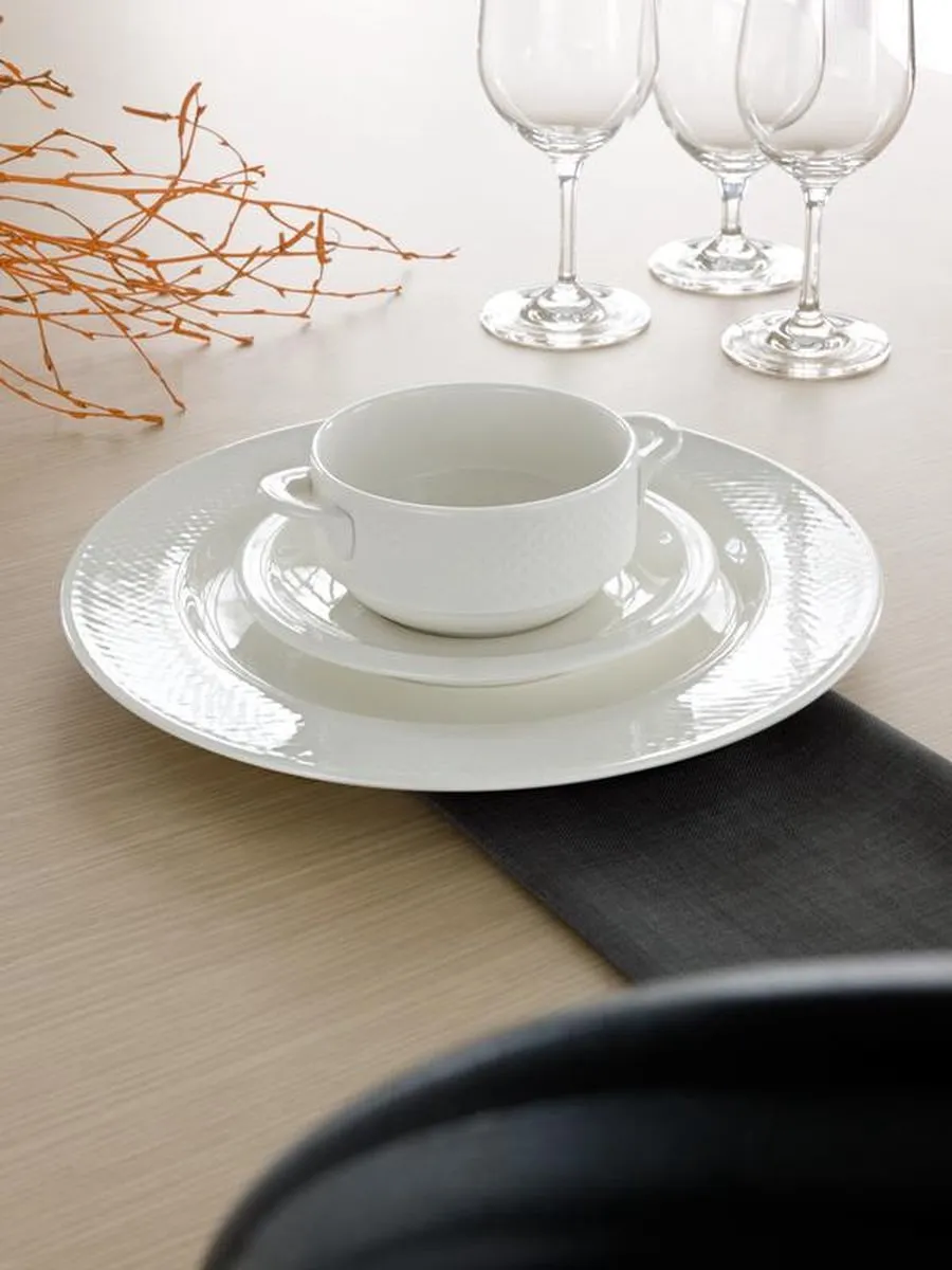 Villeroy & Boch Easy Borden Set 6 Stuks - 29cm - Wit