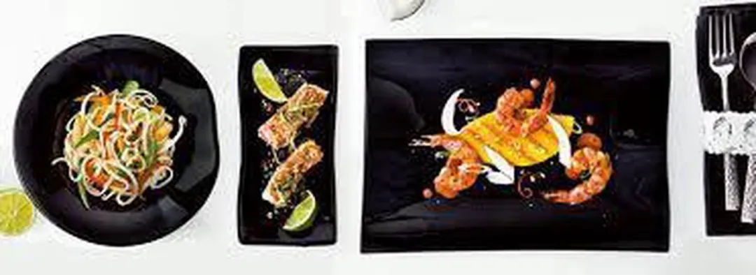 Villeroy & Boch Cera Black Snackbord 21x10.5cm