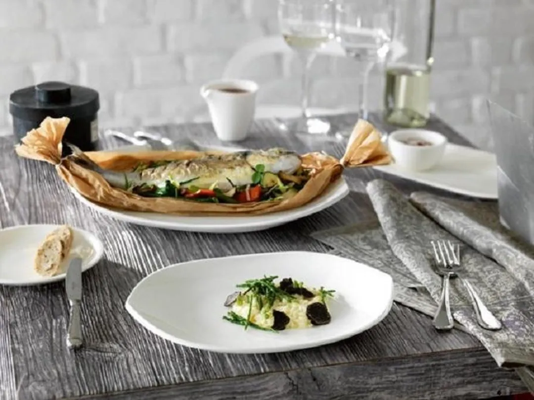 Villeroy & Boch Artesano Coupe Bord Hexagon 25,5x19,5cm - 6 Stuks