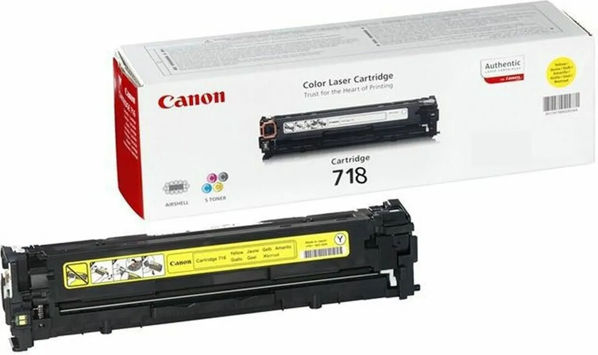 Canon 718 Tonercartridge Geel 50060067 - 2900 Pagina's