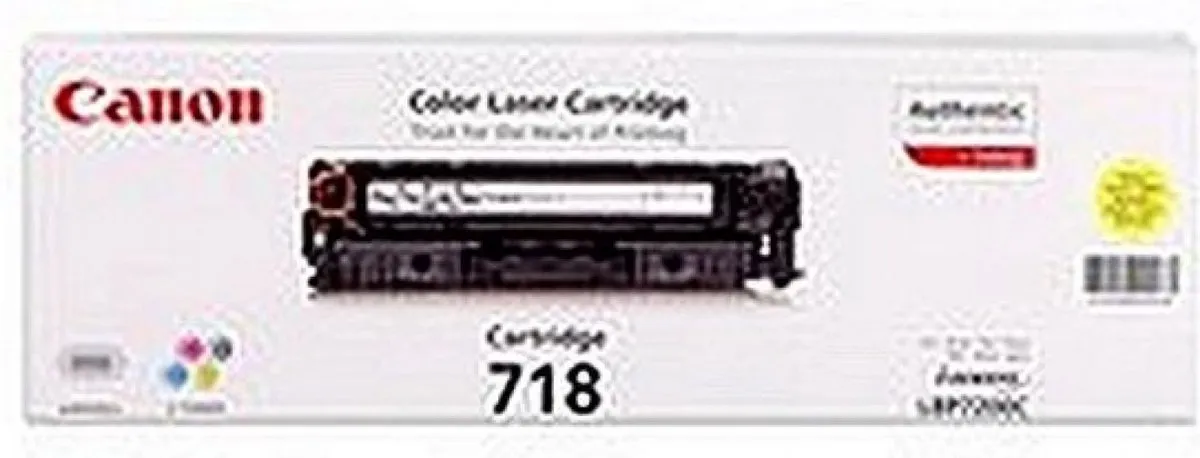 Canon 718 Tonercartridge Geel 50060067 - 2900 Pagina's