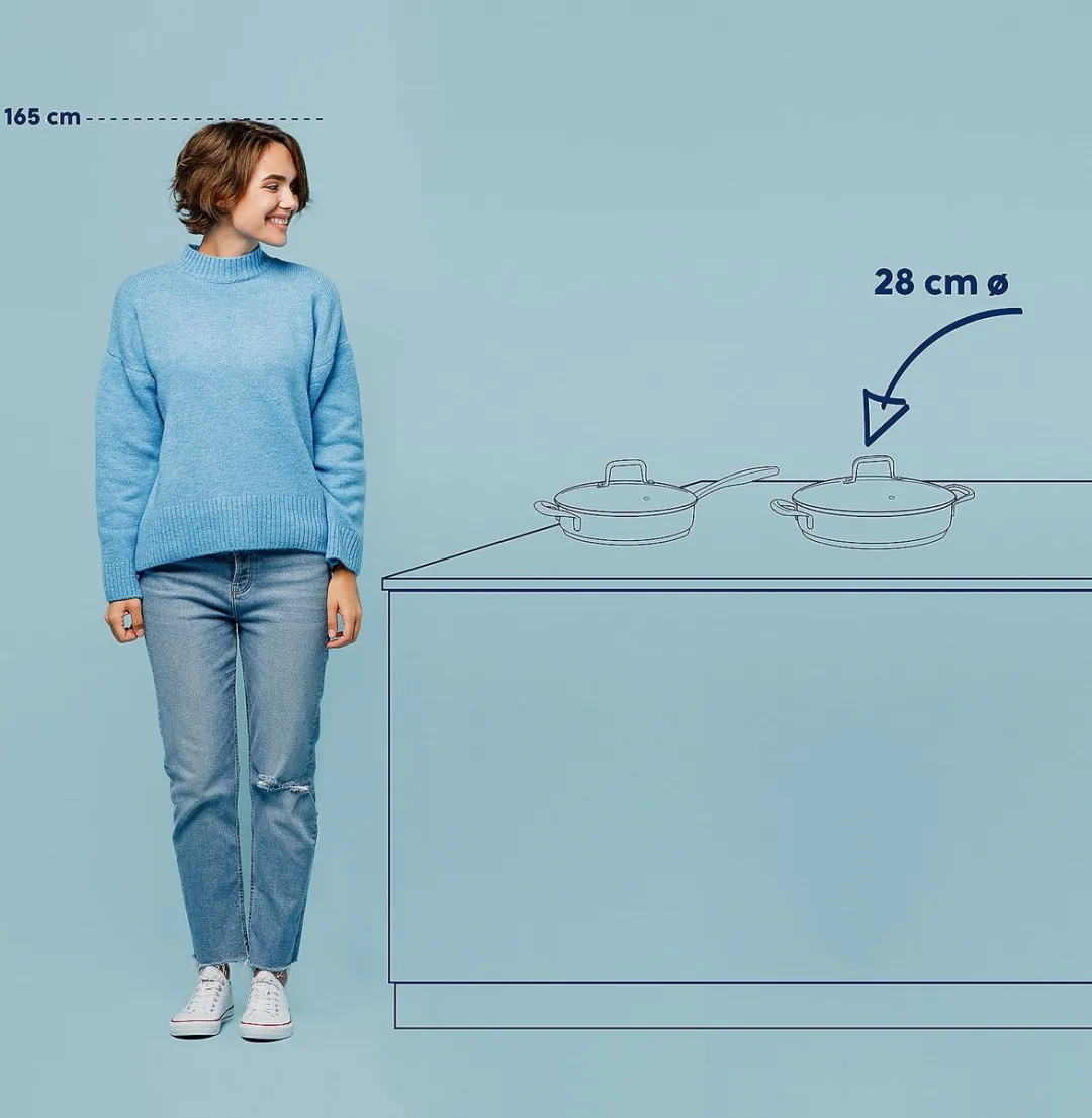 Kela Hapjespan RVS 28cm - 2.9L - afbeelding 6 van 6