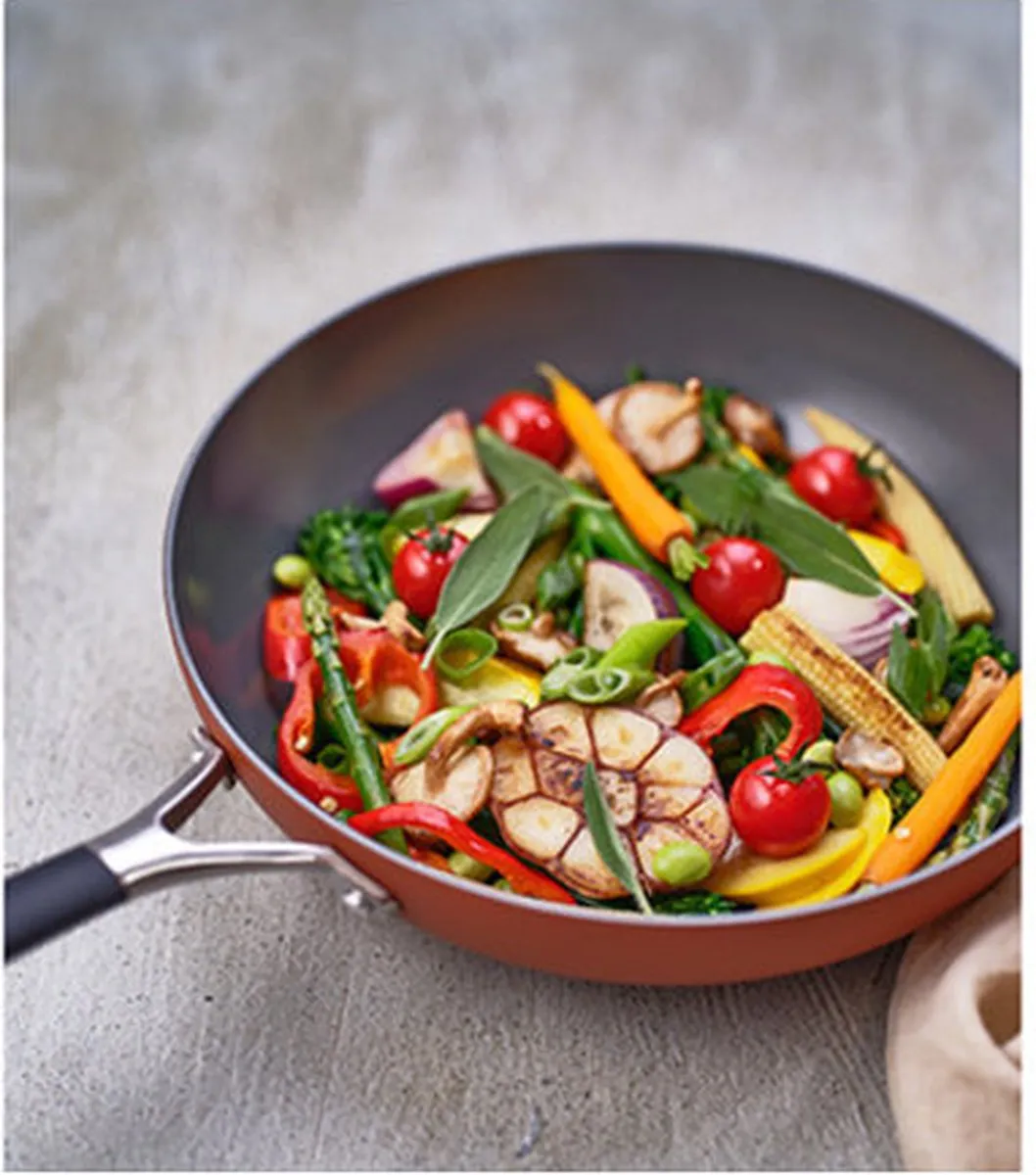 Cosy&Trendy Wok 28cm Terracotta - Cerapro Non-stick