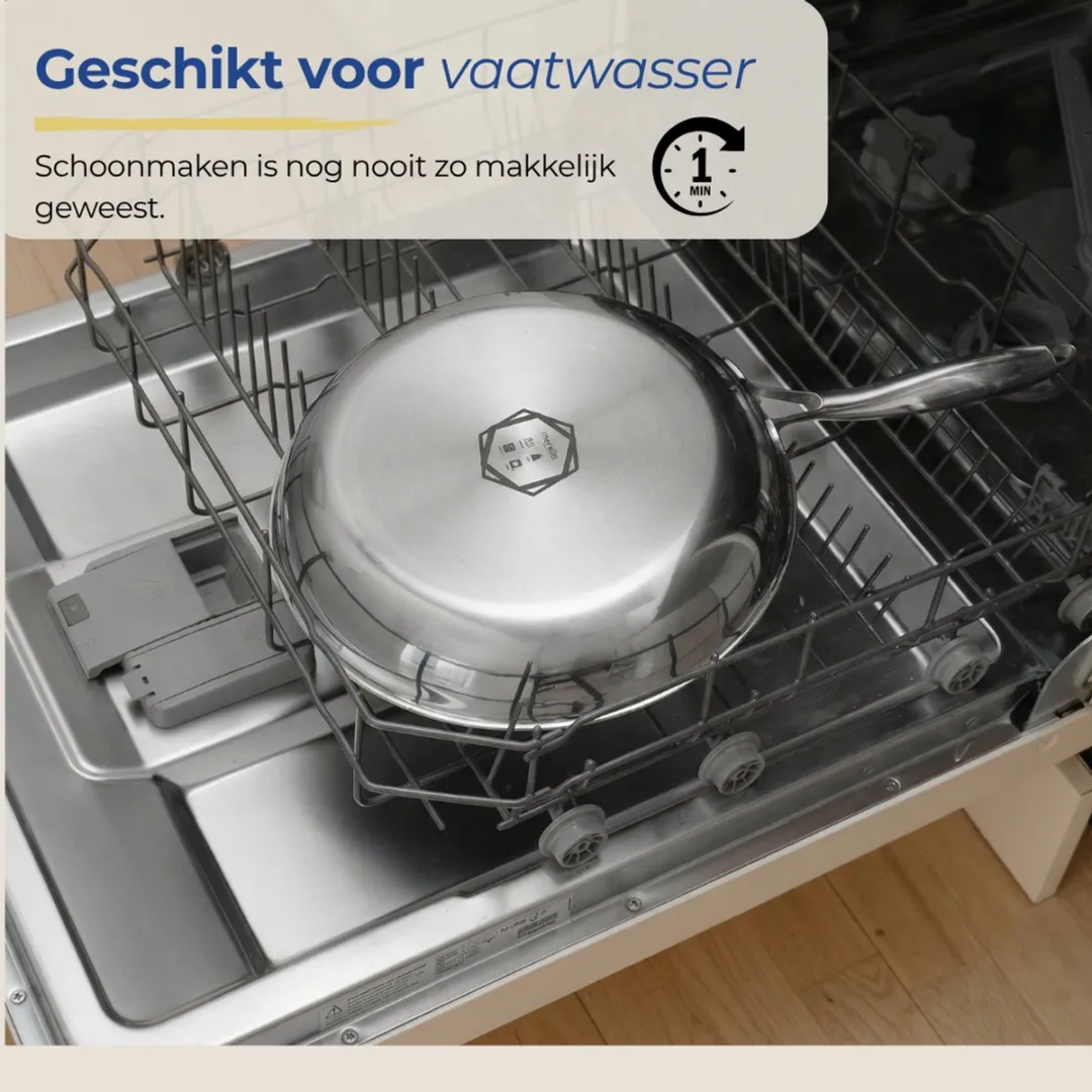 Morelia Hapjespan 26cm - Inductie/Gas - Zwart