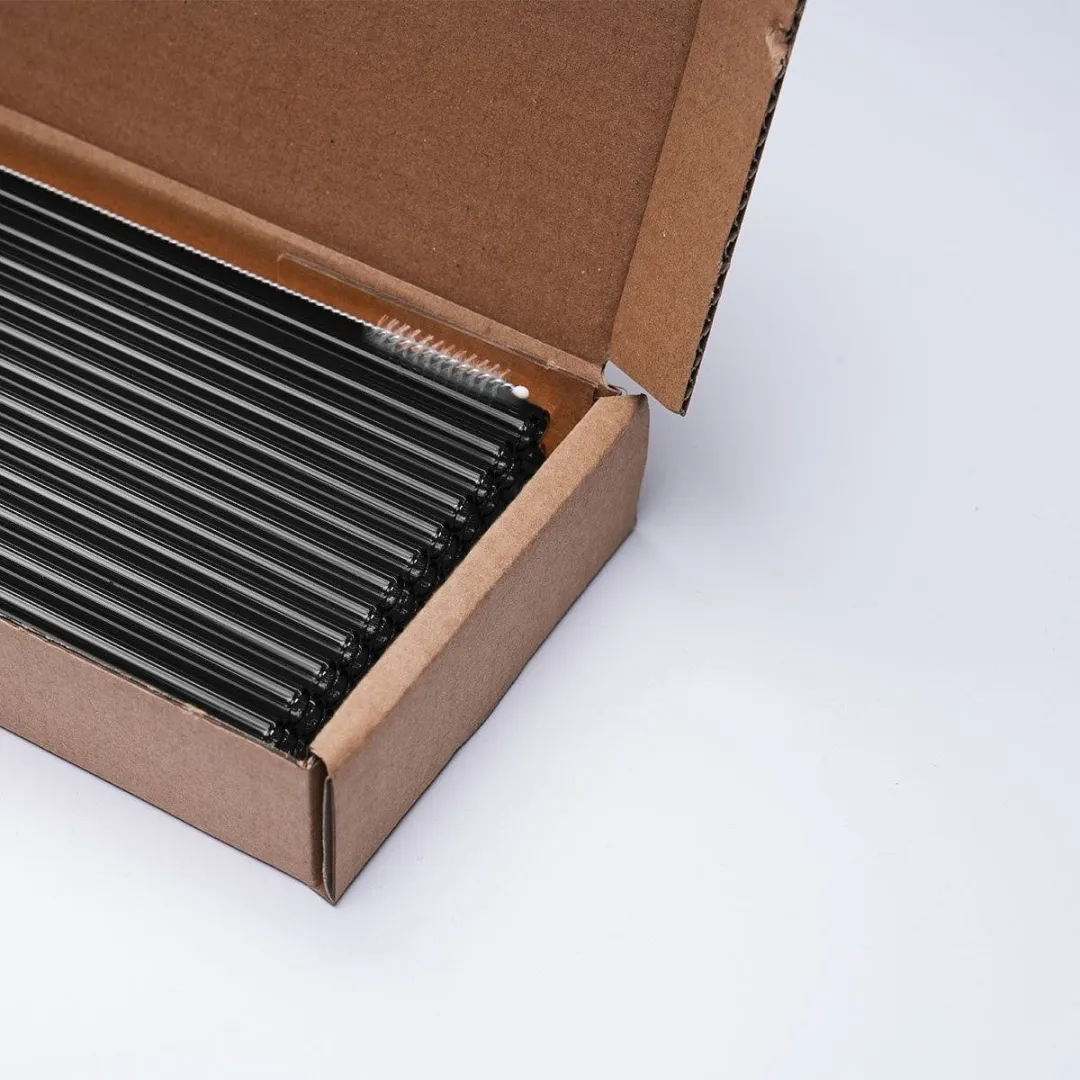 Homeandtoysoutlet Herbruikbare Gekleurde Rietjes 20cm - 10 Stuks + Reinigingsborstel