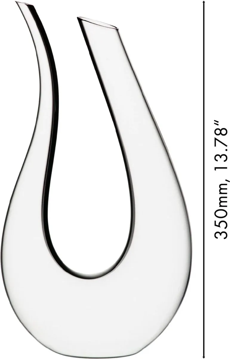 Riedel Amadeo Black Tie Decanteerkaraf 750ml - Transparant