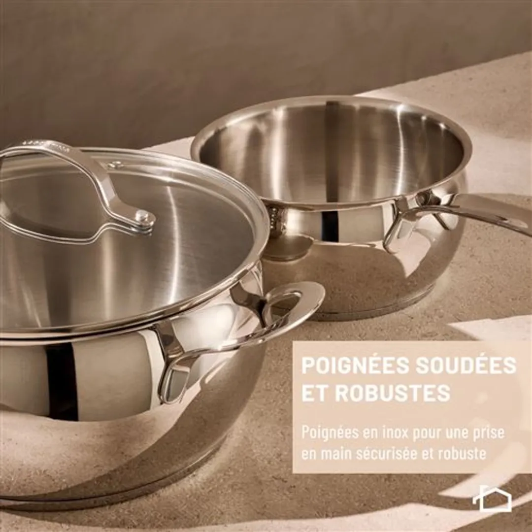 Lagostina La Prima Koekenpannenset 2-delig - 24 & 26cm - RVS