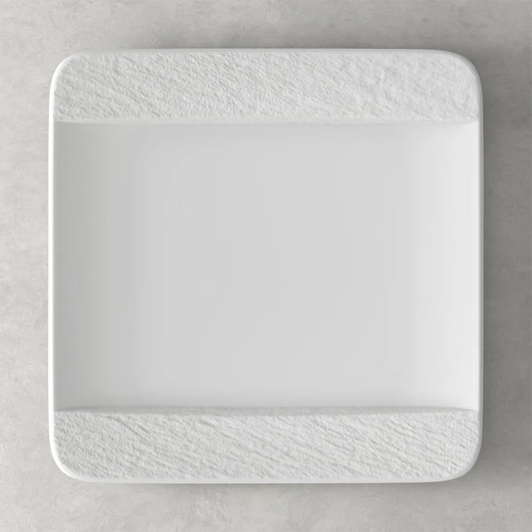 Villeroy & Boch Manufacture Rock Dinerbord 28x28cm - Wit