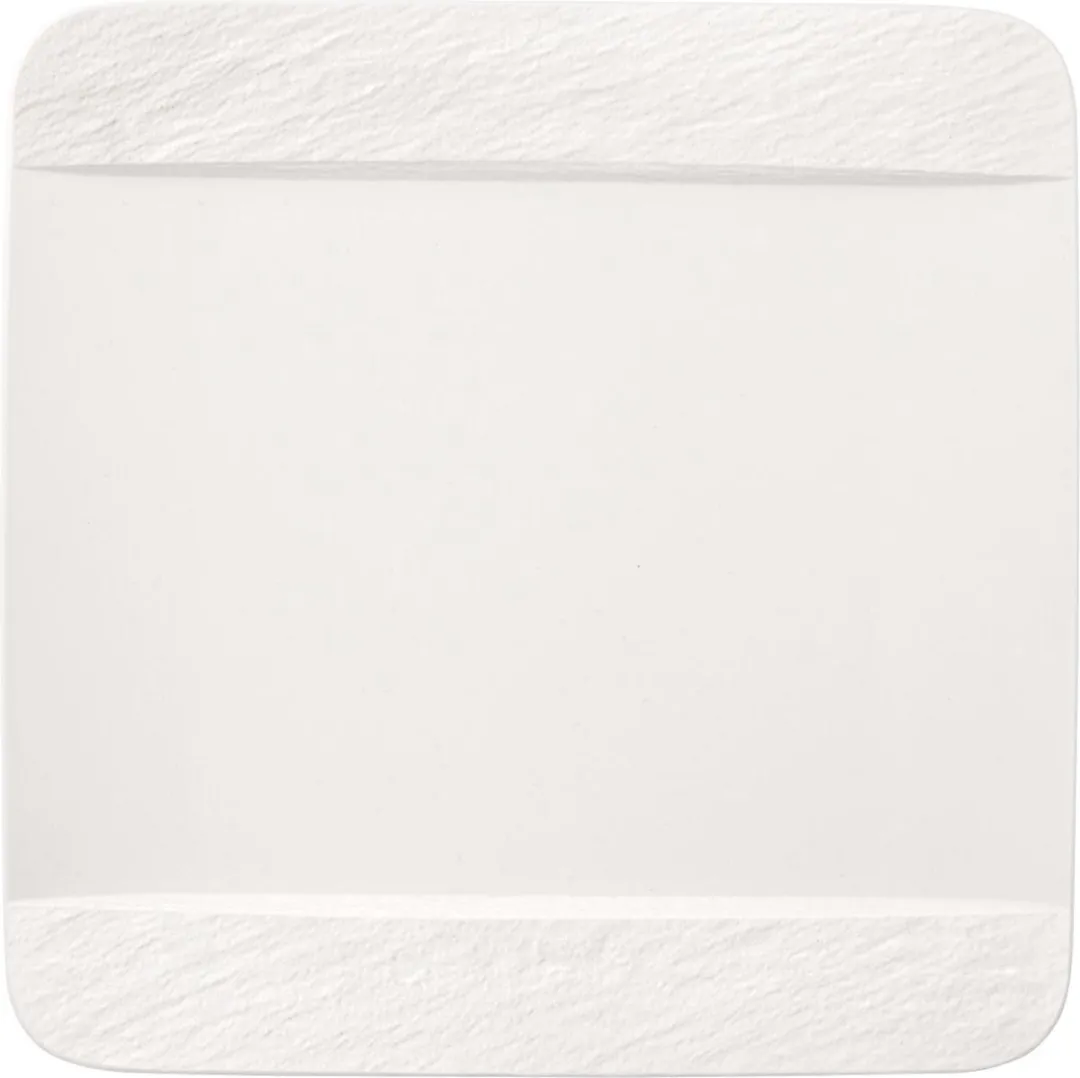 Villeroy & Boch Manufacture Rock Dinerbord 28x28cm - Wit