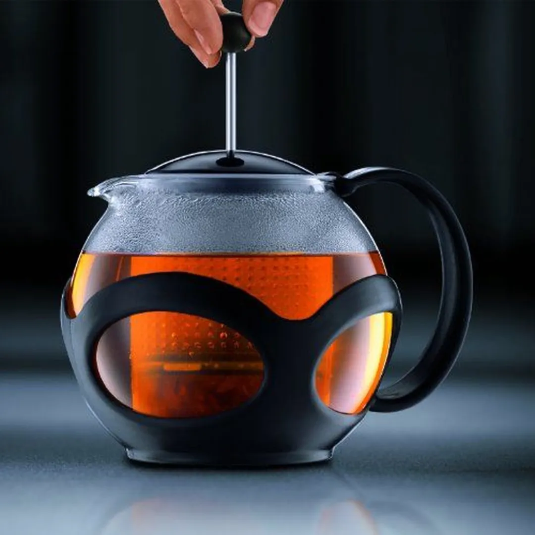 Bodum Melior Kenya Theepot 1L - Glas/Zwart