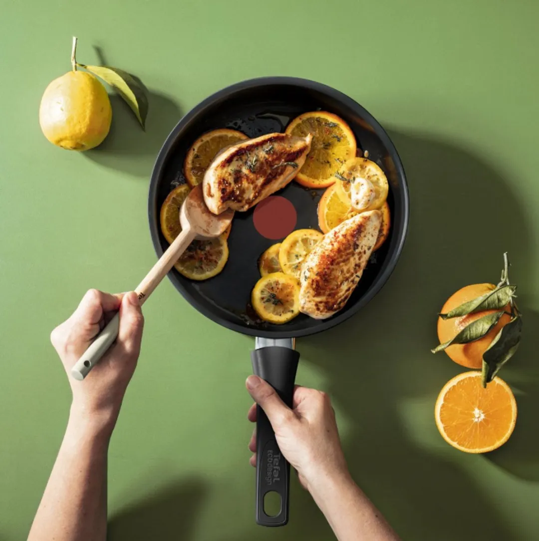 Tefal Renew Black ON Keramische Hapjespan 24cm - Inductie