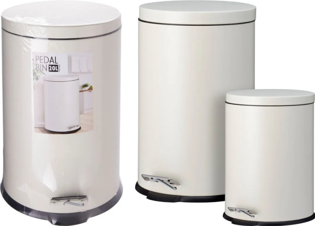 Excellent Houseware Pedaalemmer Set 20L & 5L
